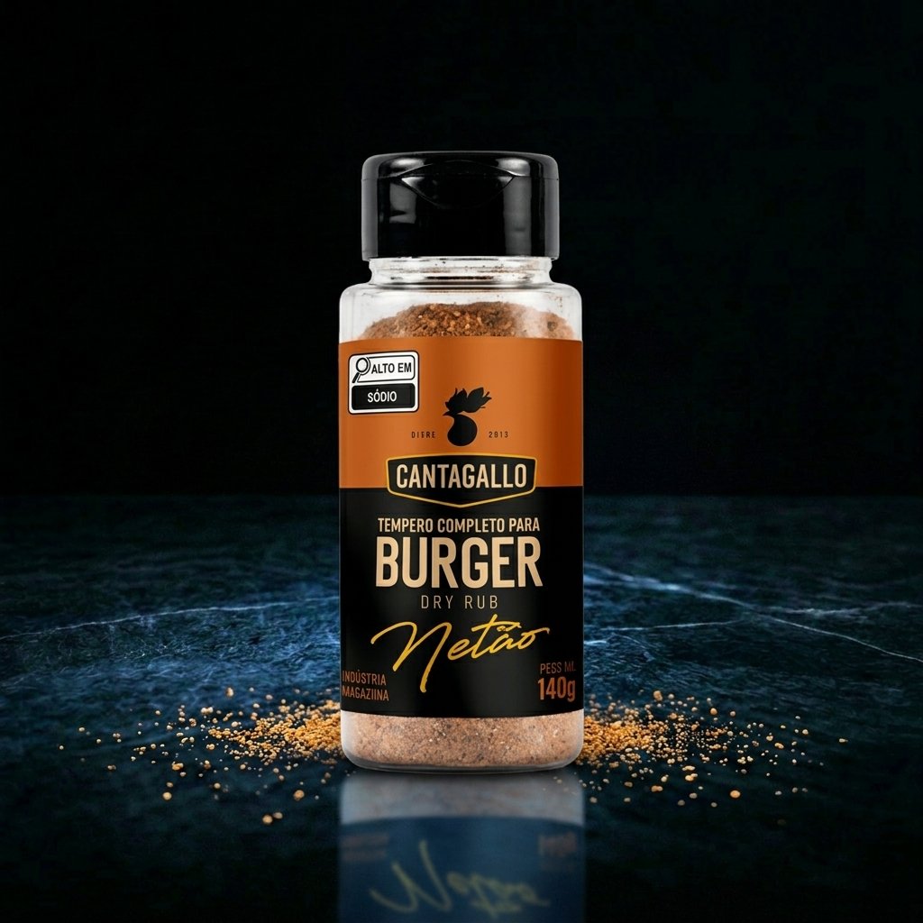 Dry Rub Burger Cantagallo 140g
